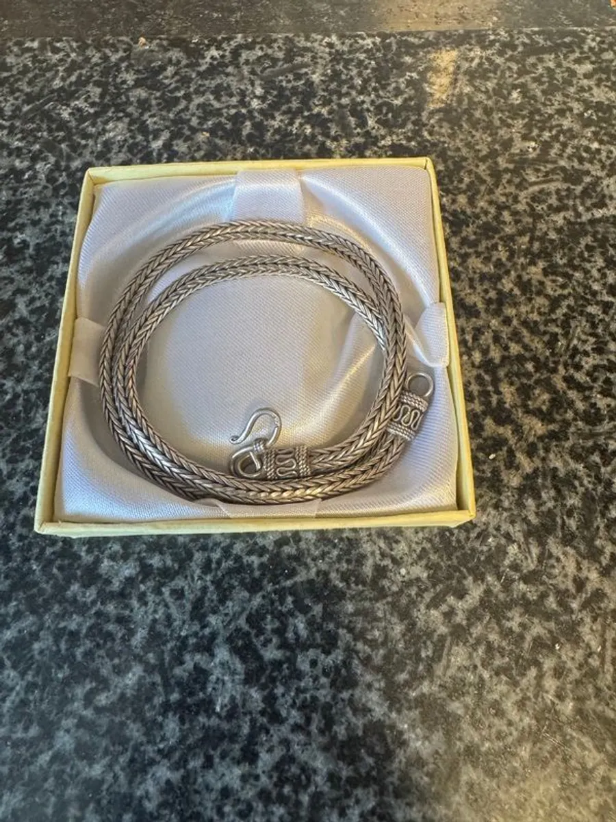 Silver necklace - Image 1