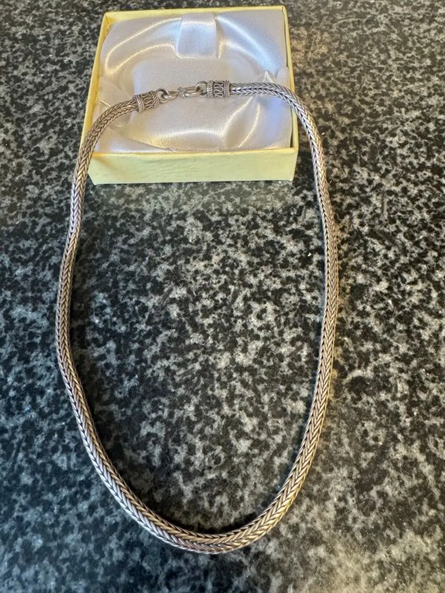 Silver necklace - Image 3