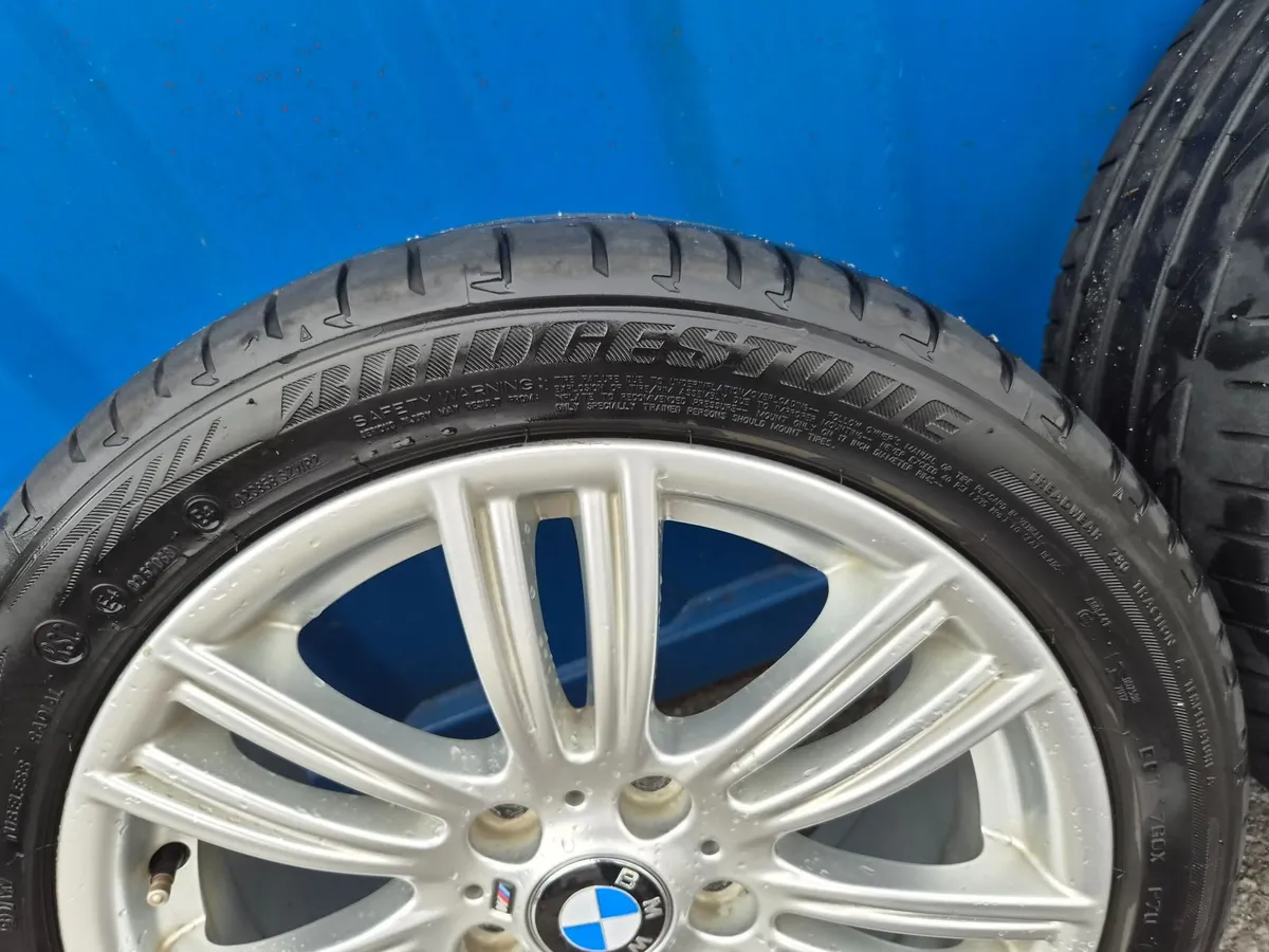 17" Bmw 1 Series Staggered Alloys with Tyres - Image 2