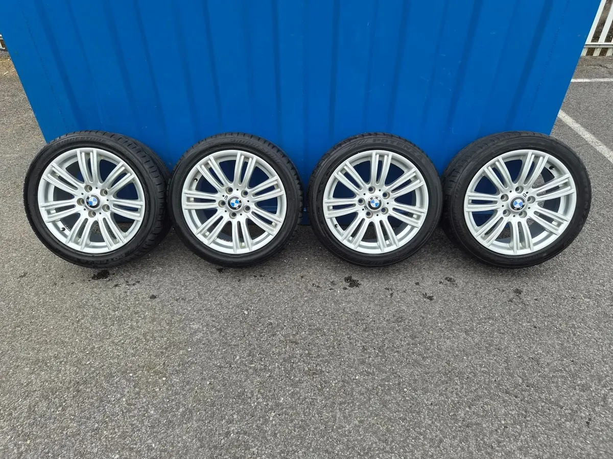 17" Bmw 1 Series Staggered Alloys with Tyres - Image 1