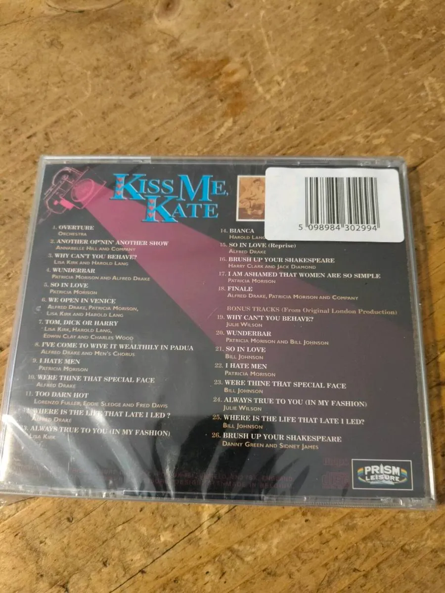 This CD is a 2002 release from The Broadway Musica - Image 2