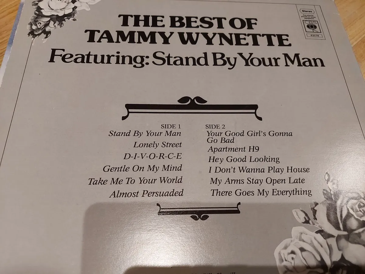 TAMMY WYNETTE - THE BEST OF - VINYL RCORD LP - Image 2