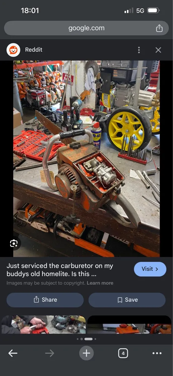Old chainsaw pre 1990s