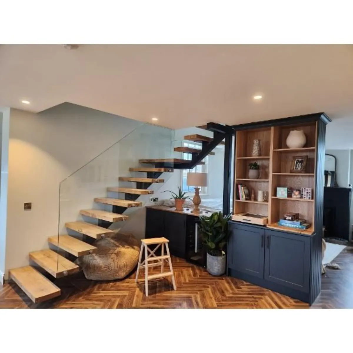 Custom Projects – Timber Stairs  Stair treads cut - Image 4