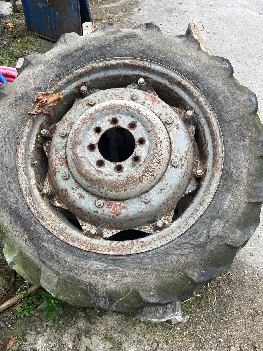 Massey 165 tire an rims - Image 1