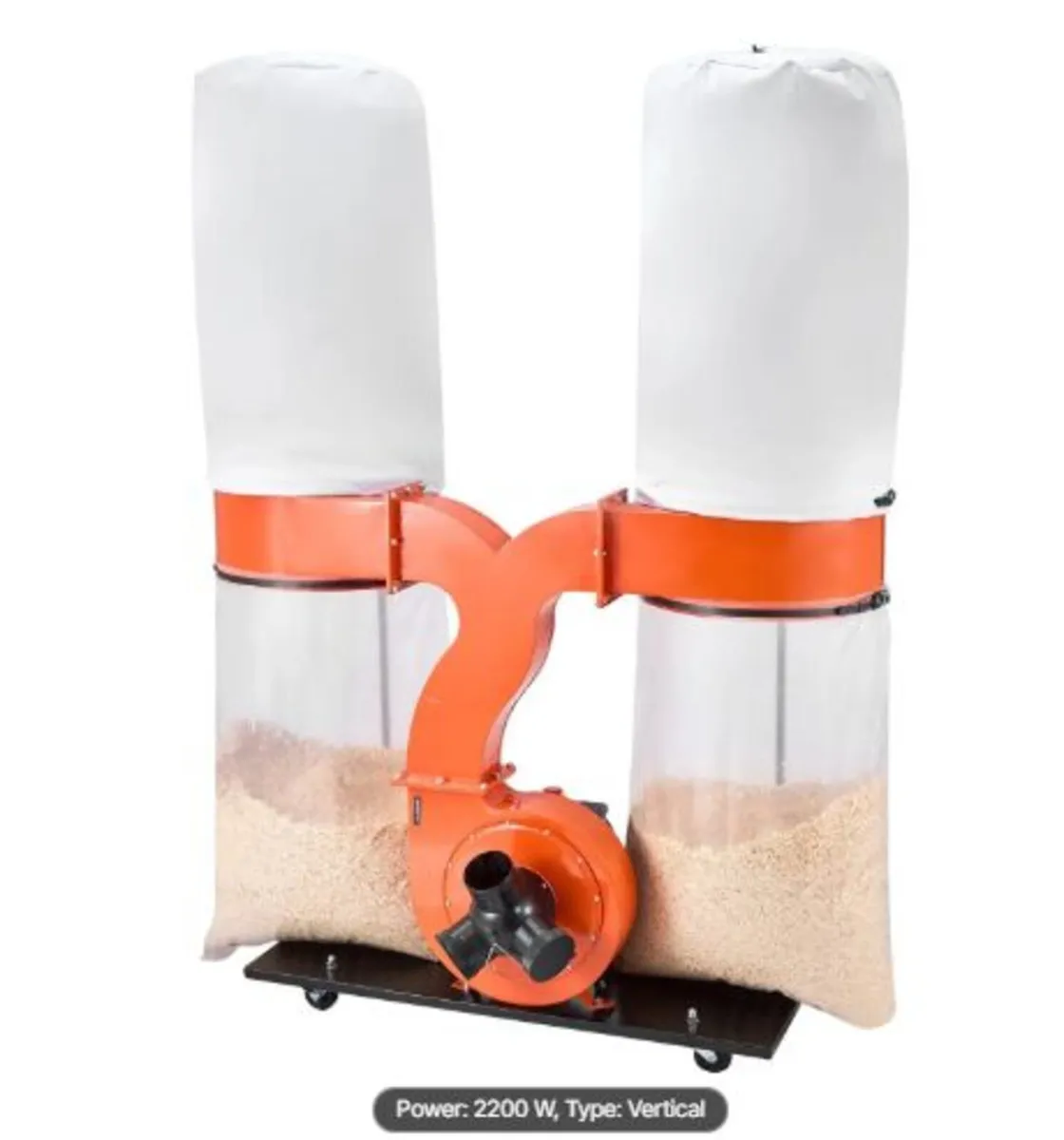 Dust Collector, 1550 CFM 2.5 Micron Vortex Cone - Image 1