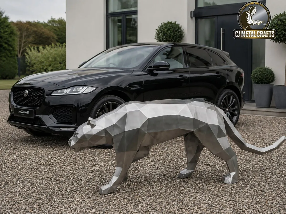 Stainless steel Jaguar - Image 1