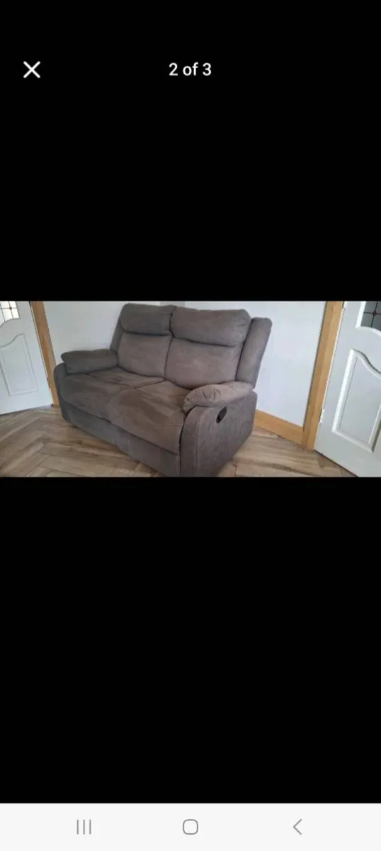 Double recliner sofa - Image 1