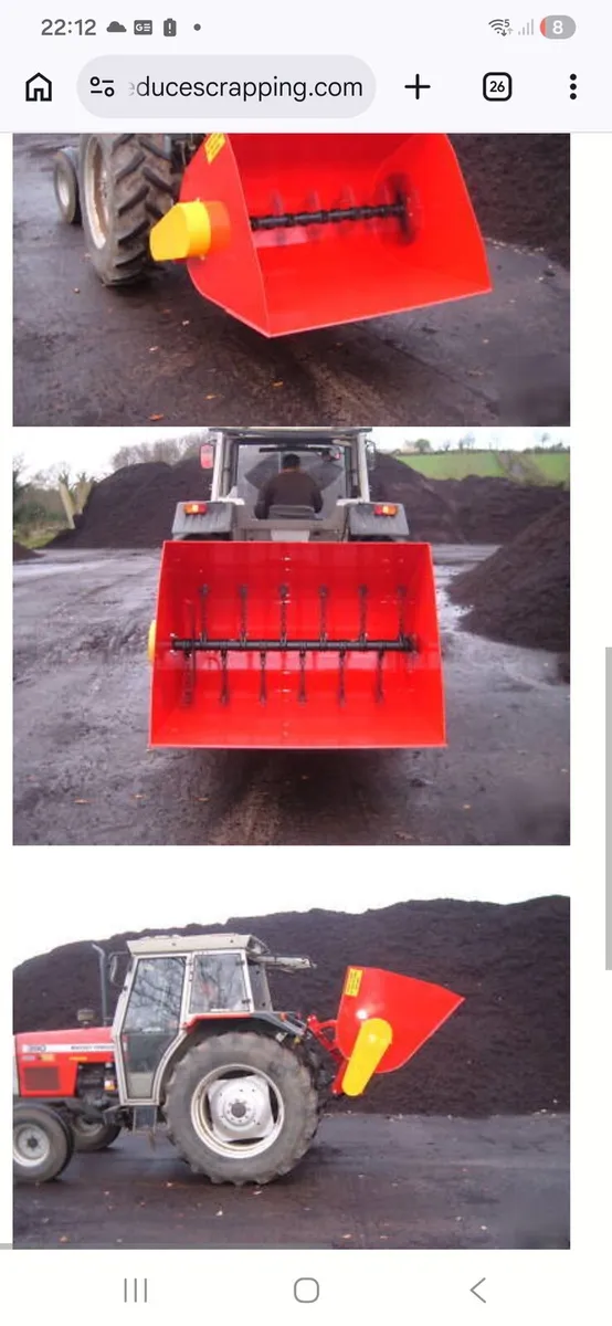 Self loading 3 pt linkage muck spreader - Image 2