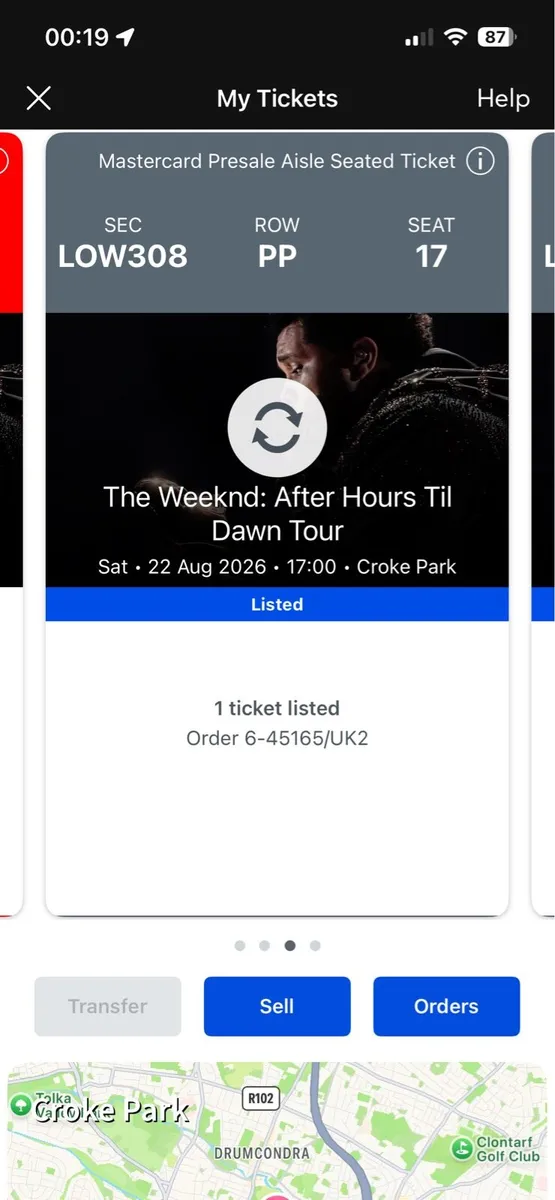 The Weekend Concert Tickets Sat 22nd Aug - Image 2