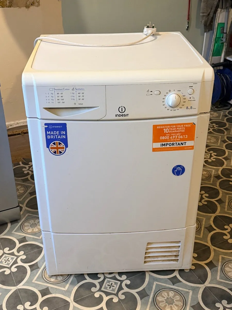 Indesit 8kg Condenser Tumble Dryer - Image 1