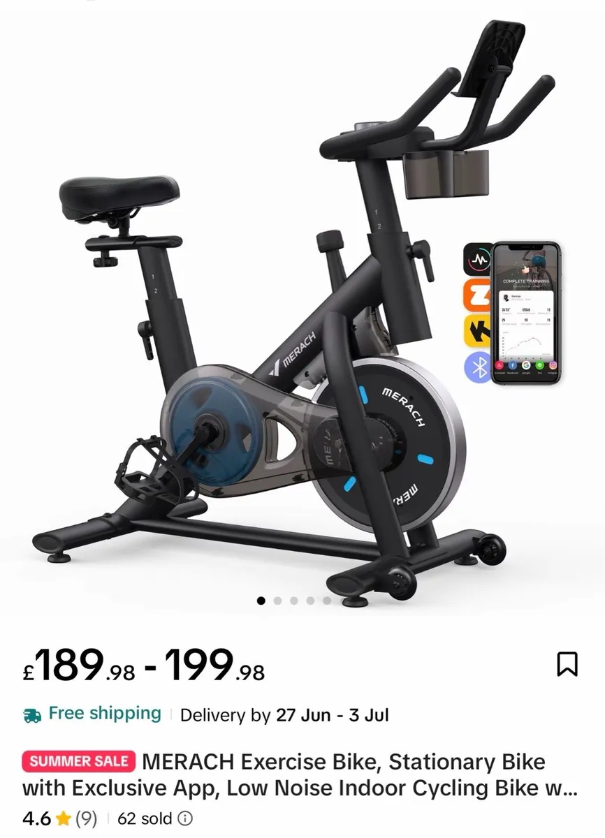 Indoor exercise bike