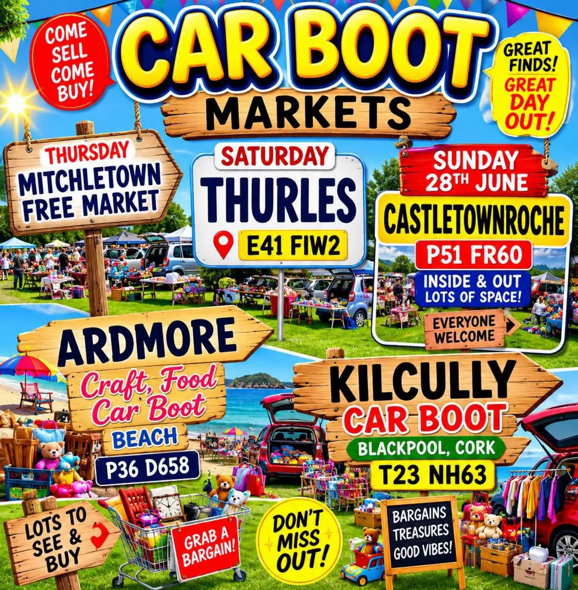 Carboot sale markets cork