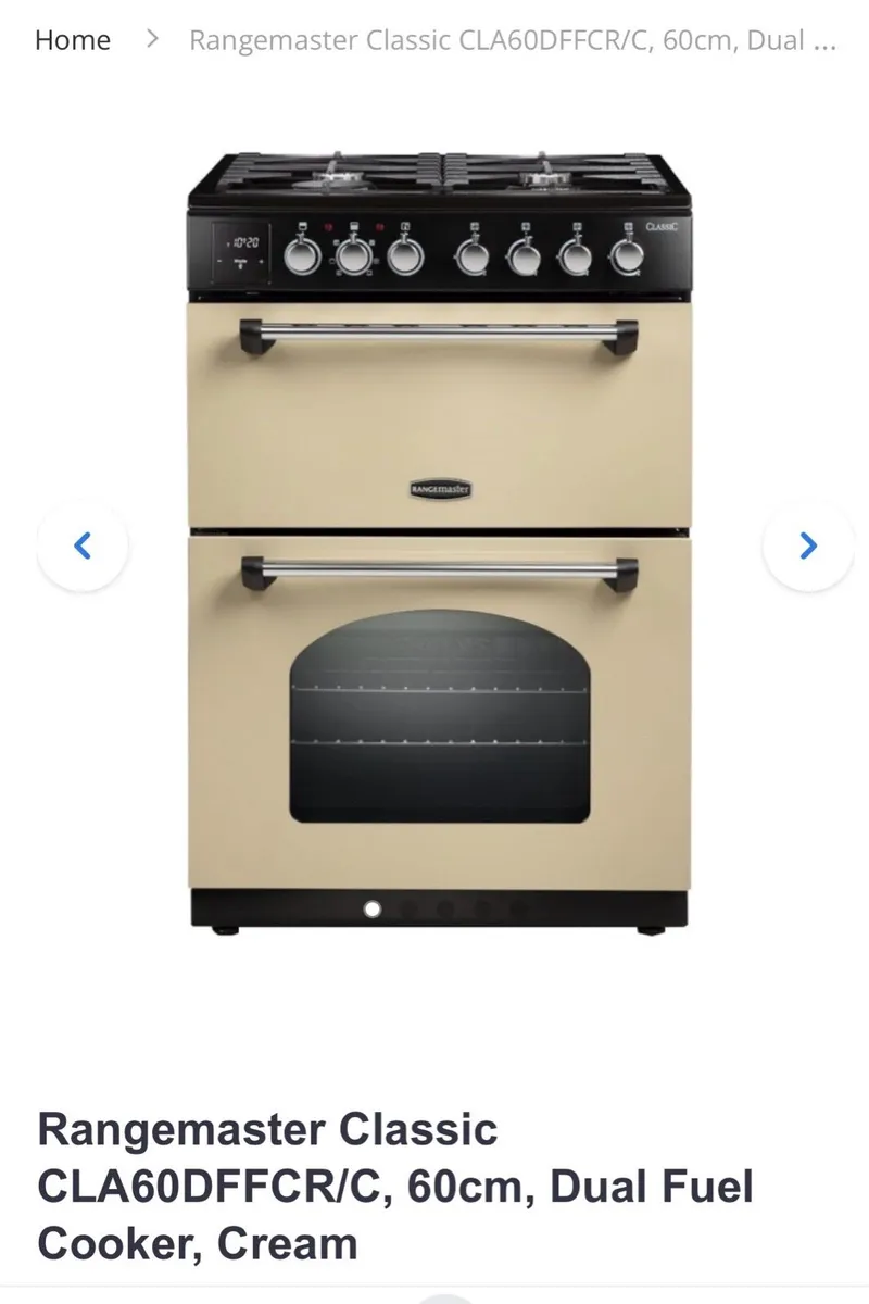 Rangemaster dual fuel Classic 60cm cooker - Image 1