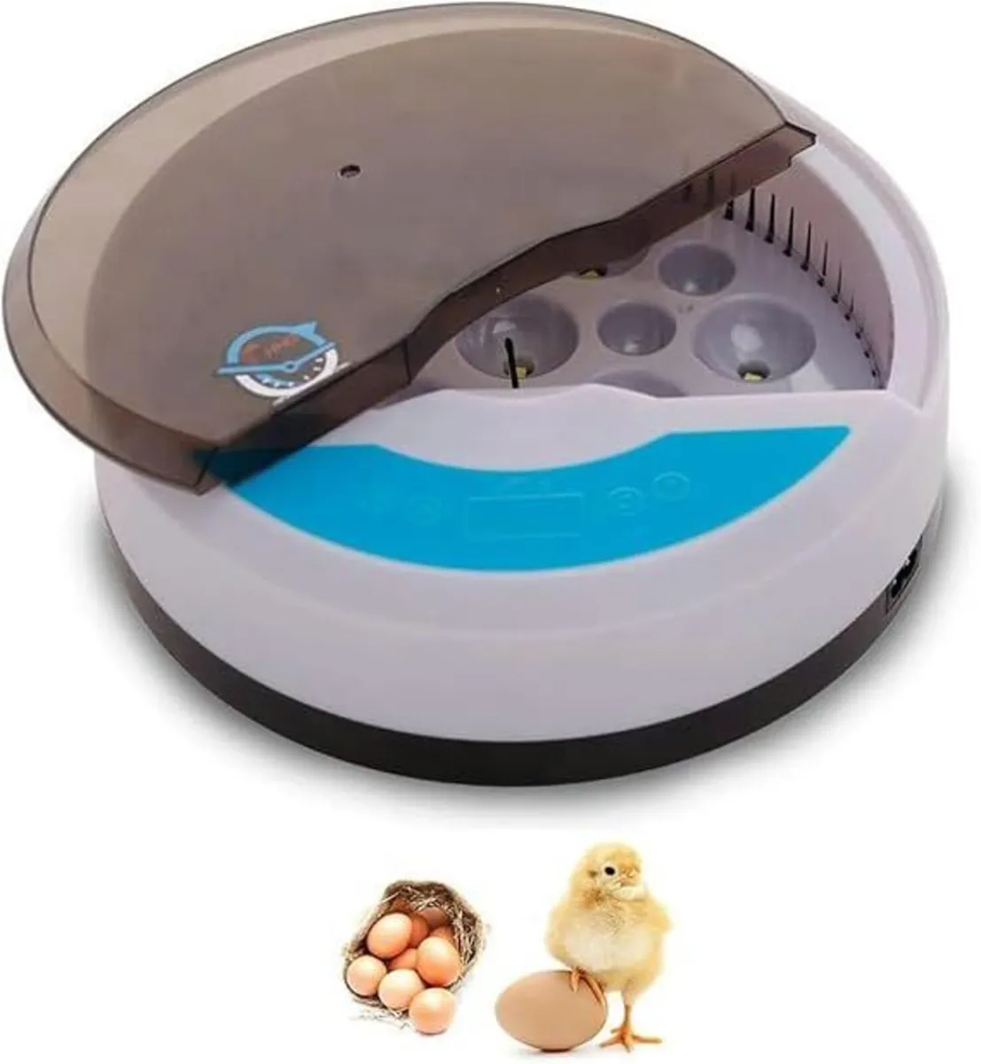 9 Egg Automatic Incubator with LED Tester - Image 1