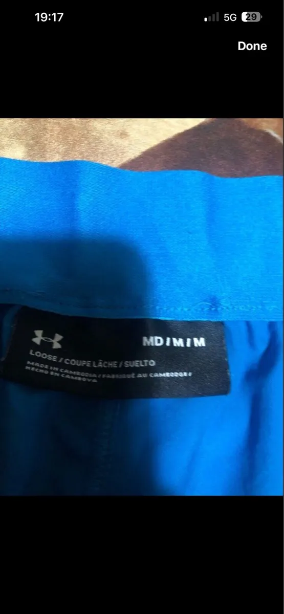 Mens under armour shorts size M €10 - Image 3