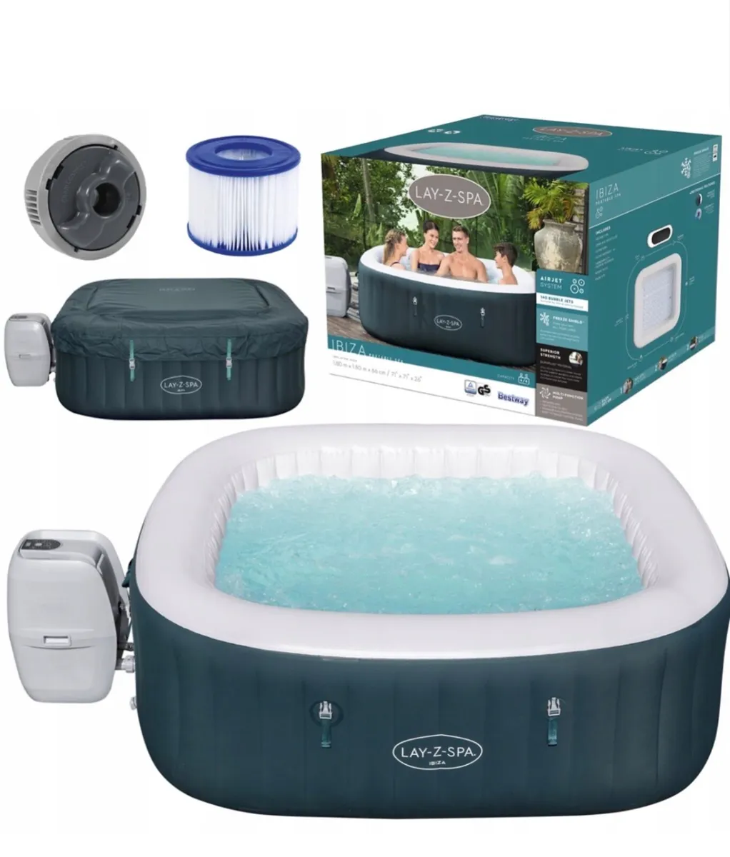 Lay-Z-Spa Ibiza AirJet™ Hot Tub (4–6 Person) - Image 1