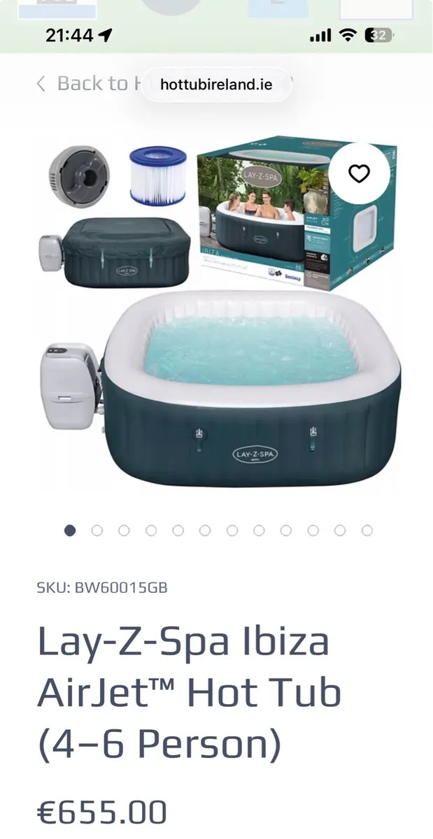 Lay-Z-Spa Ibiza AirJet™ Hot Tub (4–6 Person) - Image 3