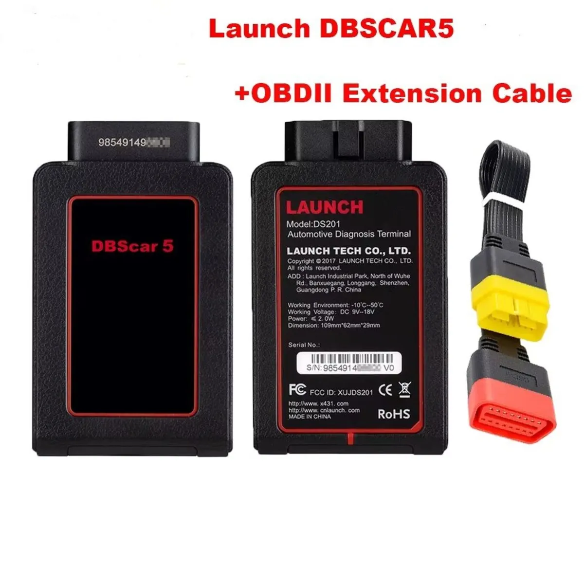 Launch  DBScar5  Diagzone Pro+ Lenovo Tab One - Image 2