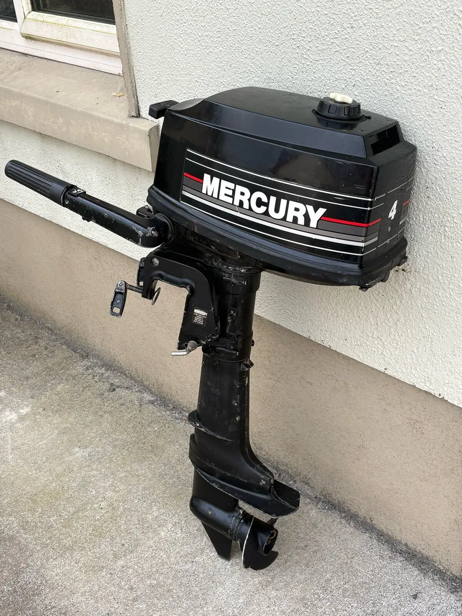 Mercury 4hp outboard - Image 1
