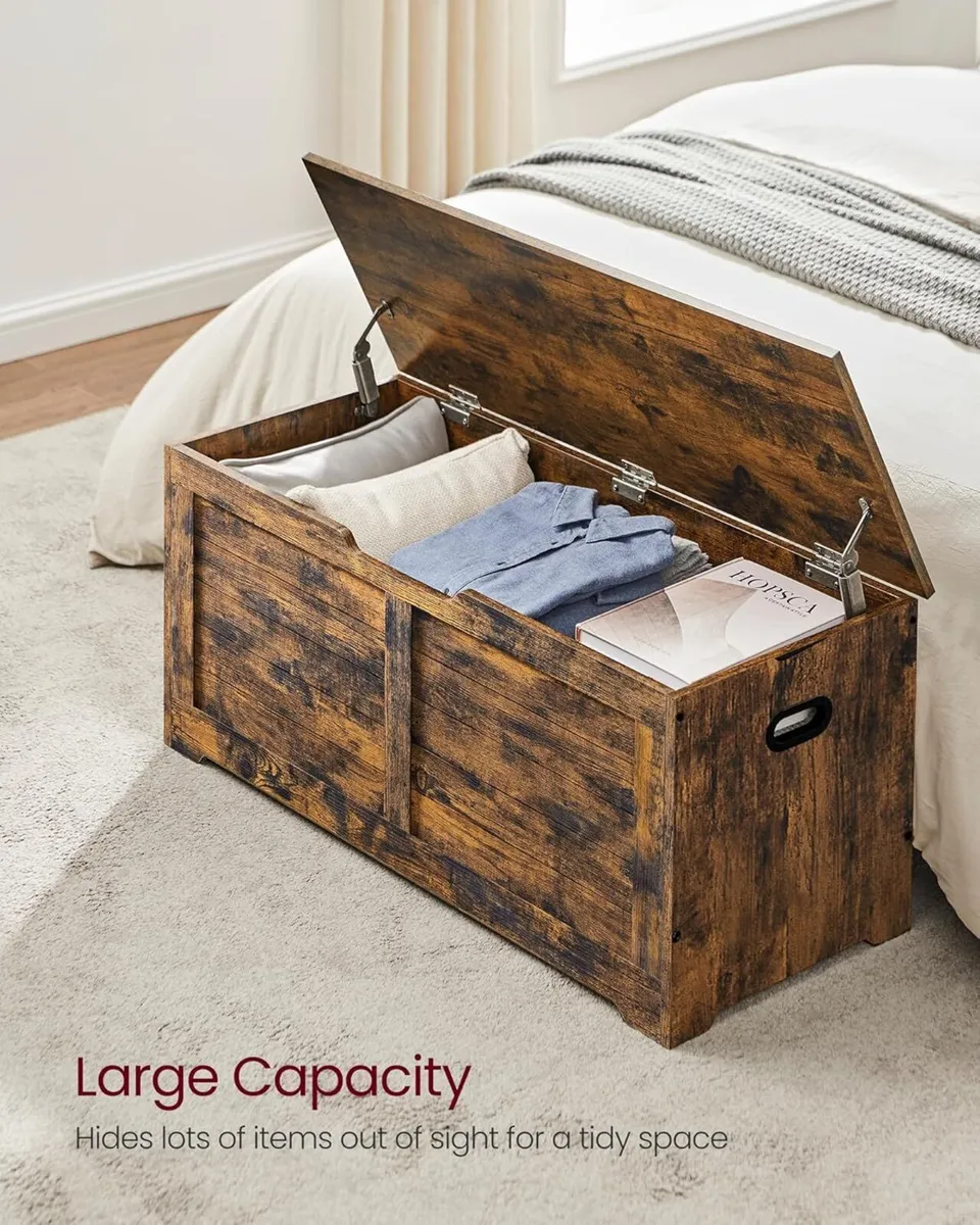Storage Bench with Lift-Up Lid Storage Box - Image 2