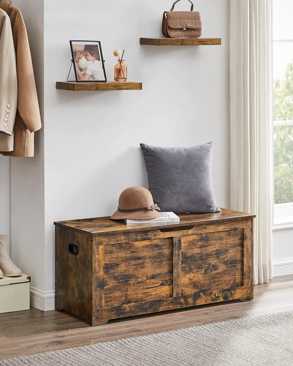 Storage Bench with Lift-Up Lid Storage Box - Image 4