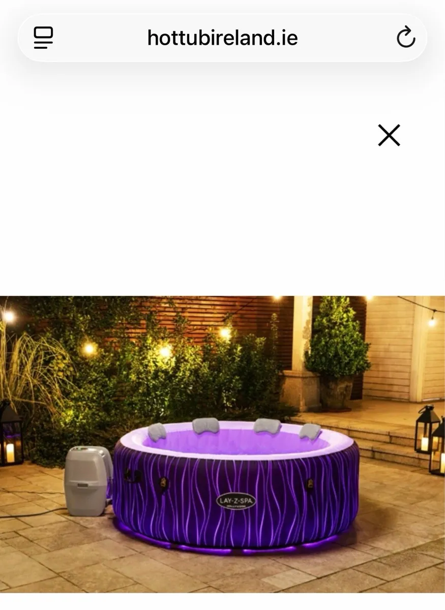 Lay-Z-Spa Hollywood AirJet™ Hot Tub with LED - Image 2