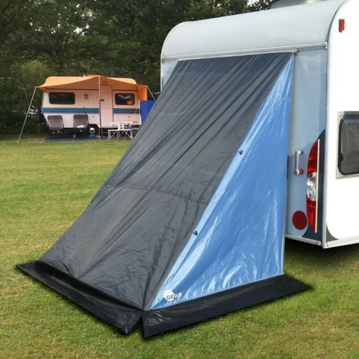 Caravan Rear Storage Tent 160cm Keder Rail Waterpr - Image 3