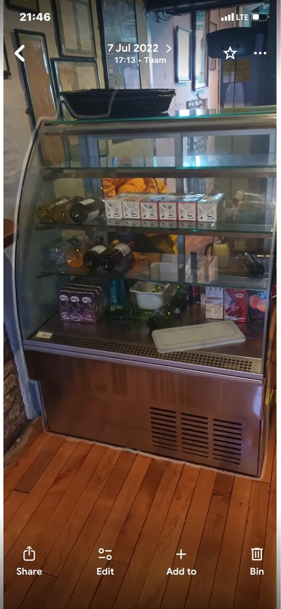 Commercial desert fridge