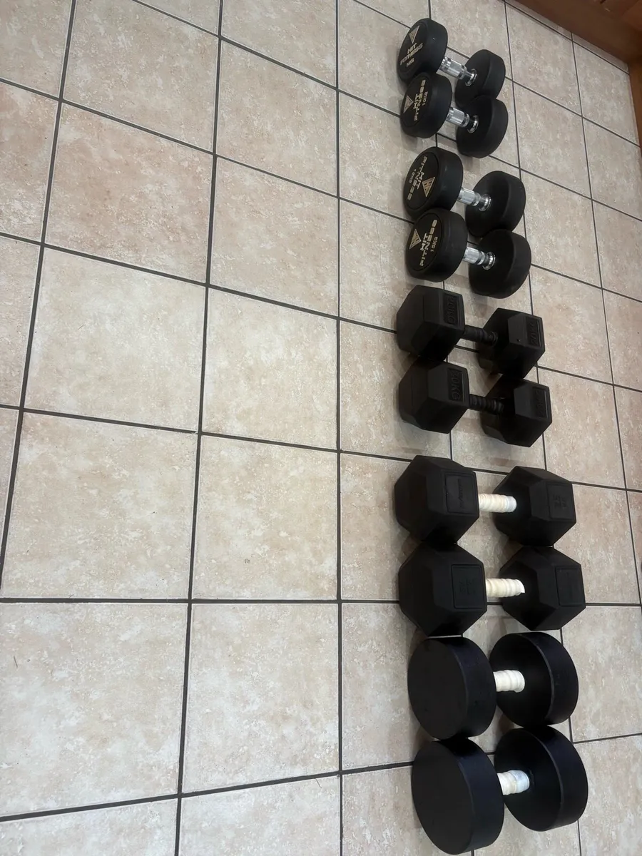 QUALITY DUMBBELL COLLECTION - CHEAP!! - Image 1