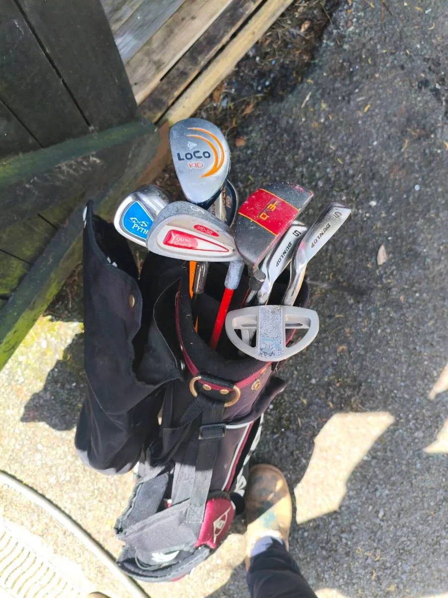 Children's golf set and standing bag like new,60 - Image 4