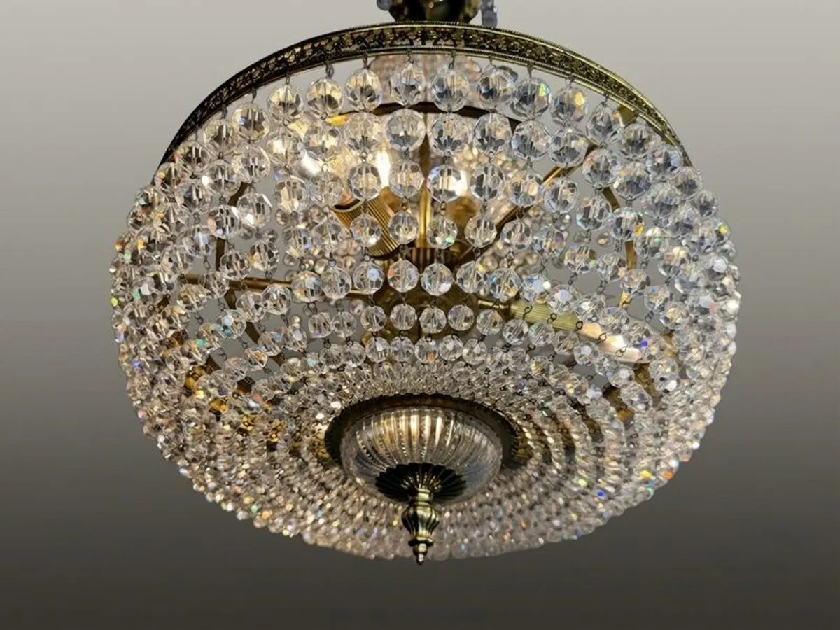 20th Century French Empire Style Chandelier - Image 2