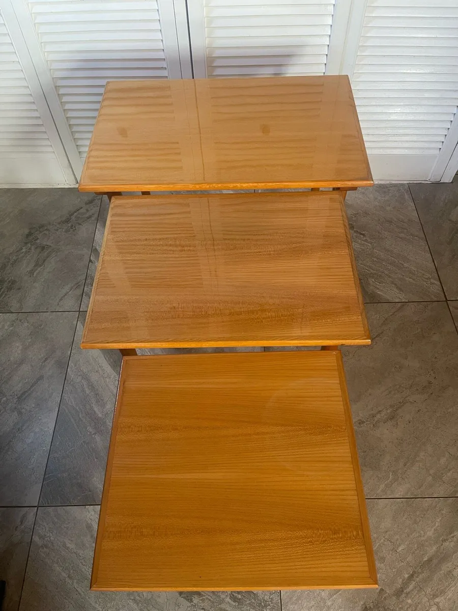 Mid century Danish nesting tables - Image 4