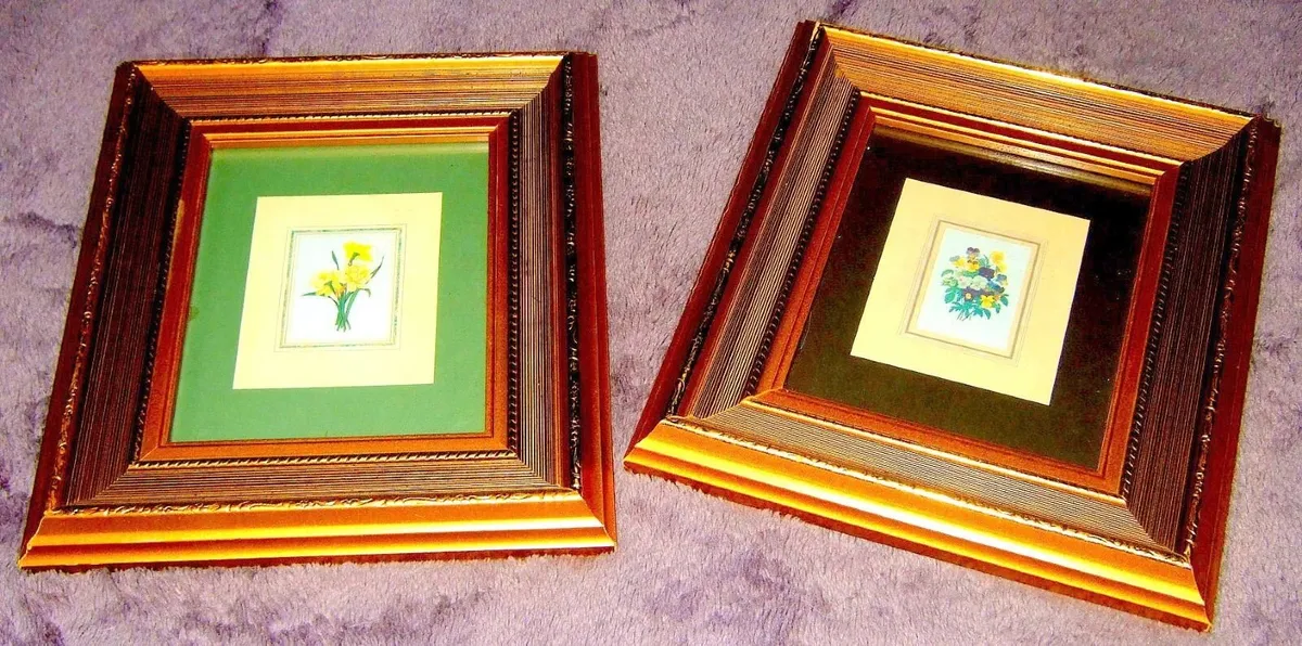 Beautiful Pair of Vintage Framed Botanical Prints - Image 4