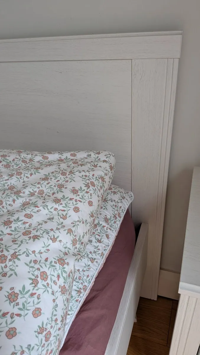 King Bed Frame + Matching Bedside Lockers - Image 4