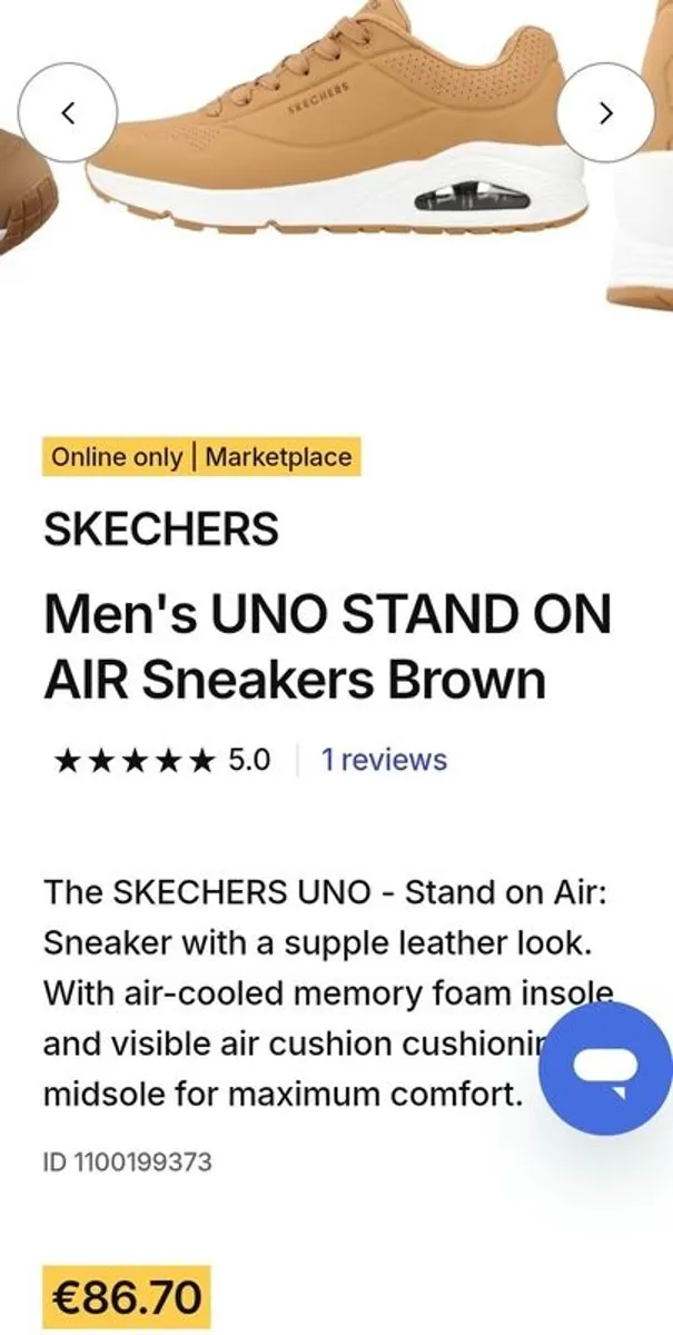 Skechers Men's Uno Stand on Air Trainers - Image 3