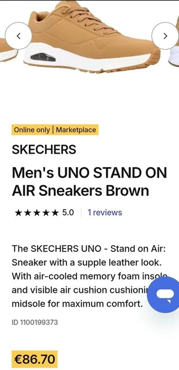 Skechers Men's Uno Stand on Air Trainers - Image 4