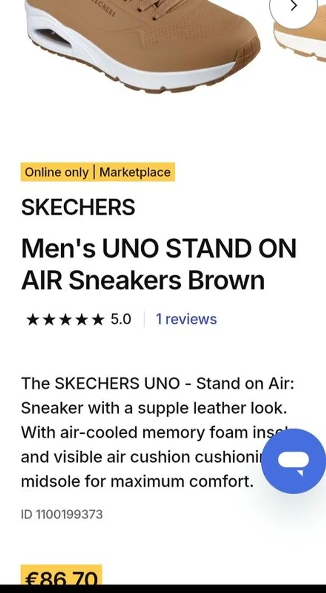 Skechers Men's Uno Stand on Air Trainers - Image 2