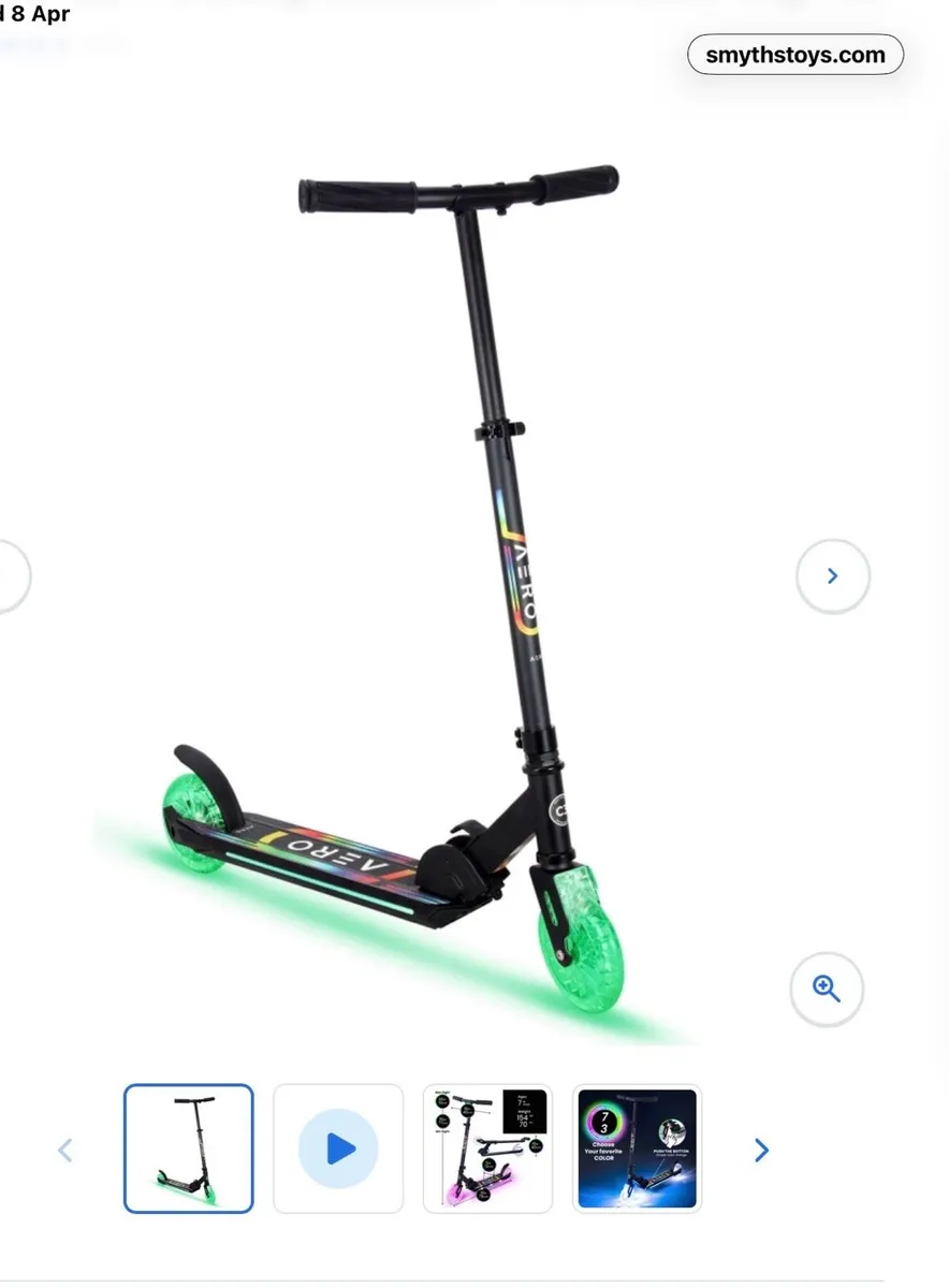 Aero Folding Scooter With Led Lights - Image 3