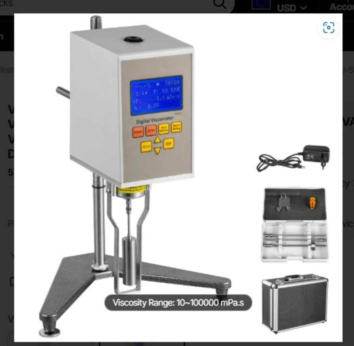 New Digital Display Rotary Viscometer Laboratory - Image 1