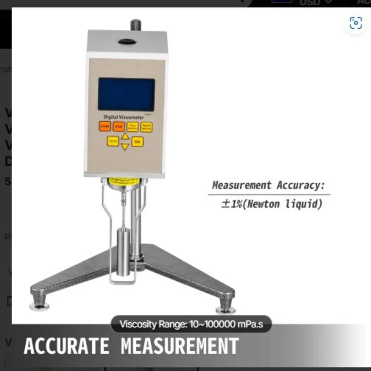 New Digital Display Rotary Viscometer Laboratory - Image 2