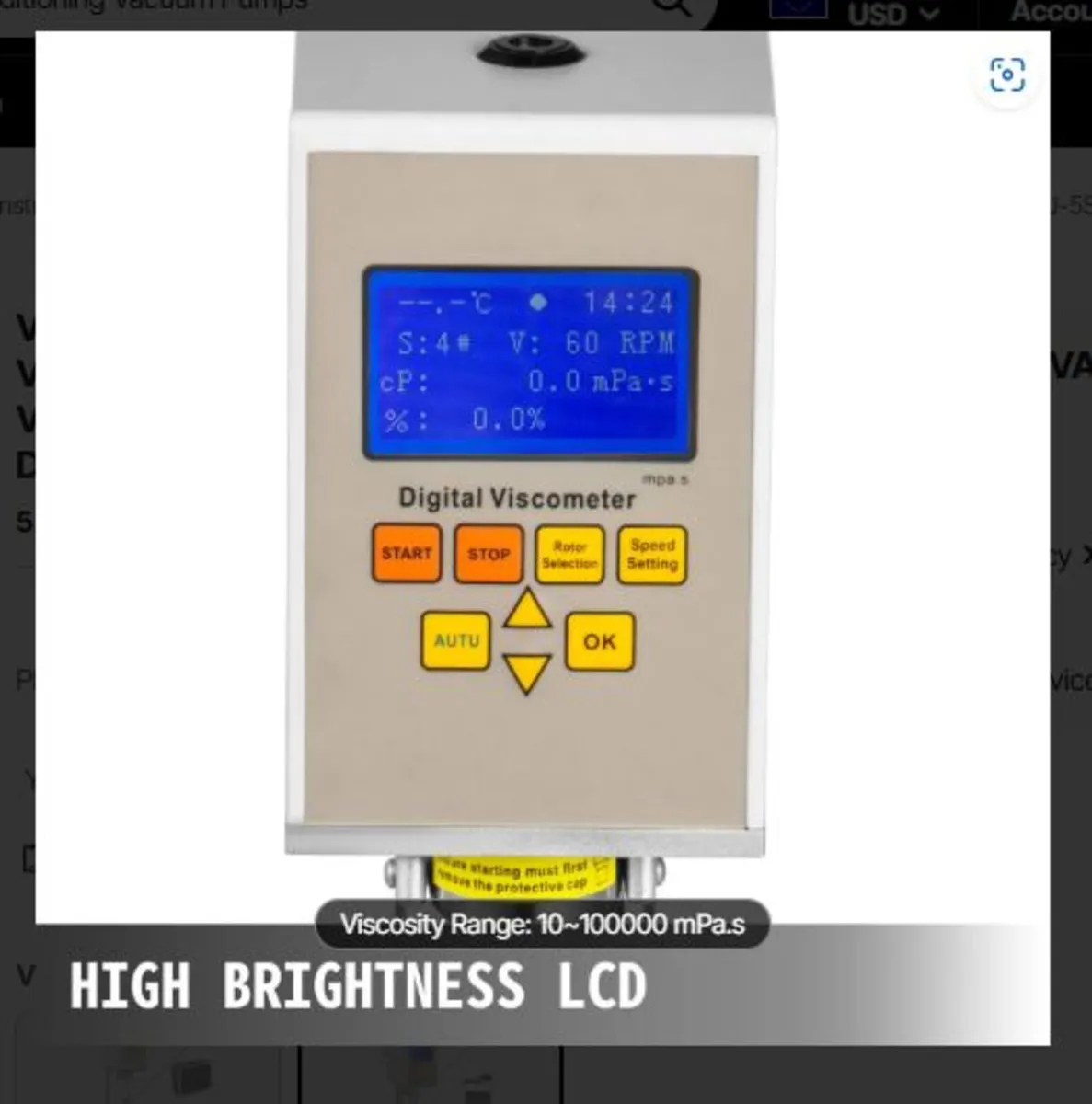 New Digital Display Rotary Viscometer Laboratory - Image 3