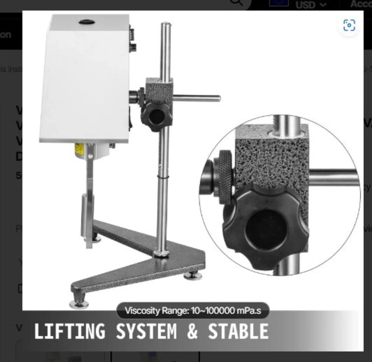 New Digital Display Rotary Viscometer Laboratory - Image 4