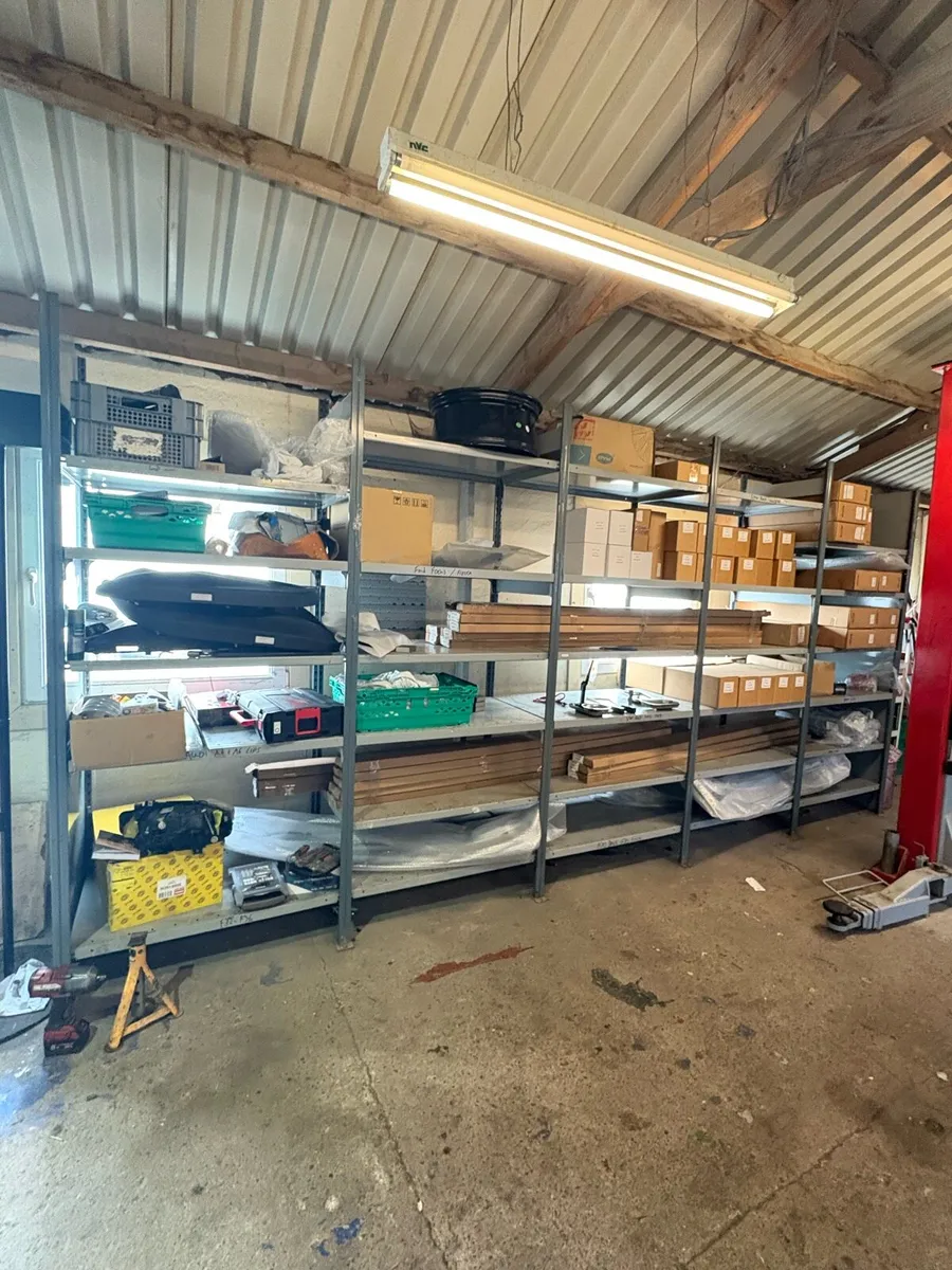 Metal Garage Shelving 5 x 1 Metre Bays - Image 2