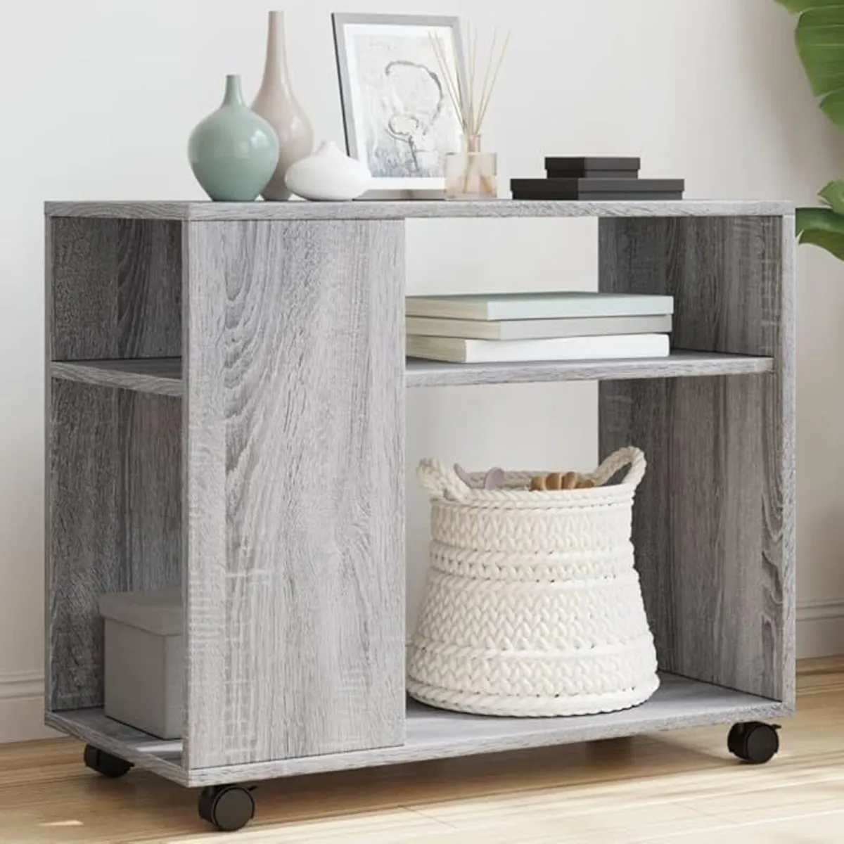 Side Table with Wheels - Image 4