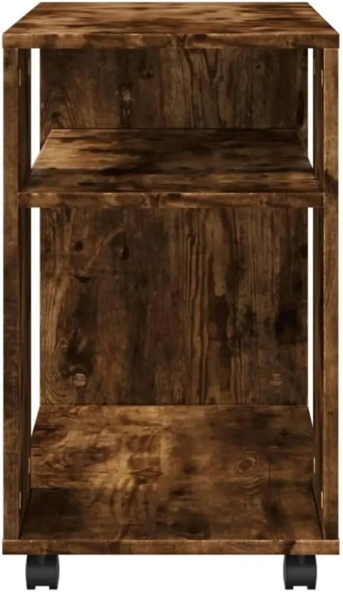 Mobile Storage Side Table with Wheels - Image 3