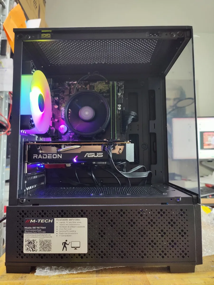 Custom Built Gaming PC Ryzen 5/16GB/512GB SSD/Rade - Image 2