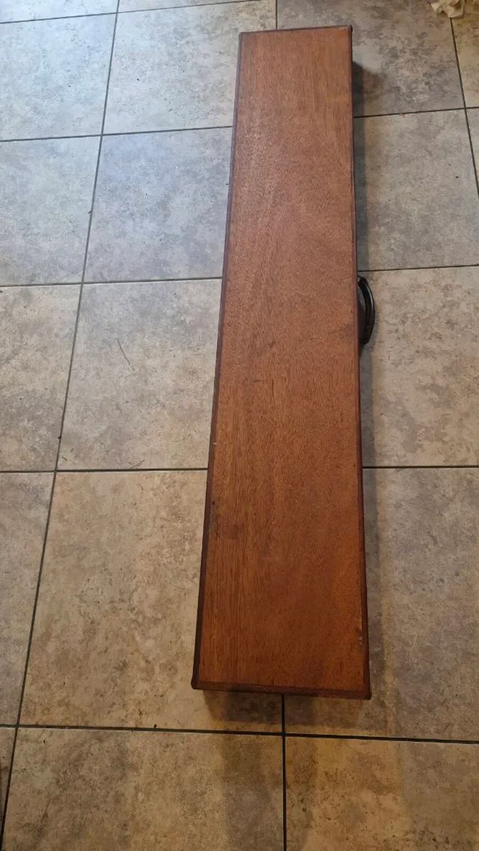 Classic vintage riffle shotgun case box - Image 2