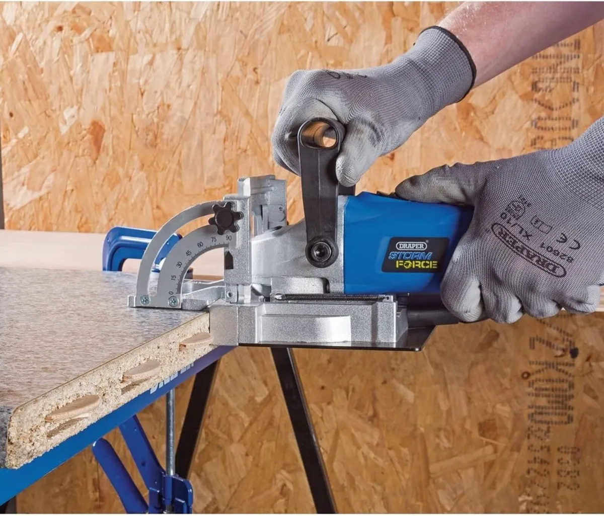 900W Storm Force Biscuit Jointer Router Tool - Image 4