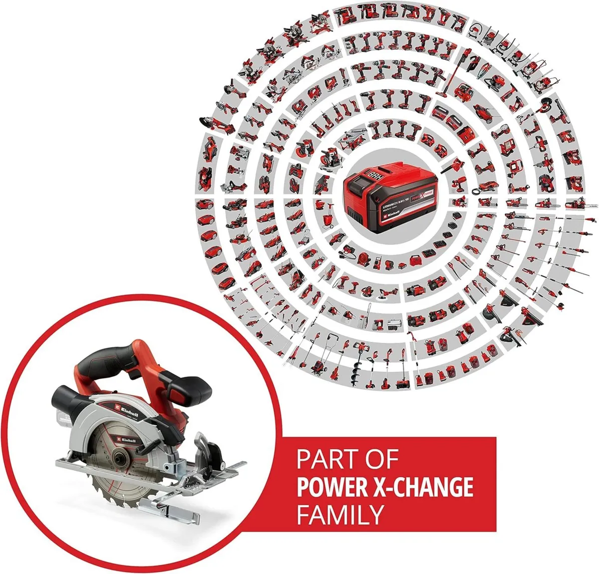 Einhell Cordless Circular Saw 18V Power X-Change - Image 4